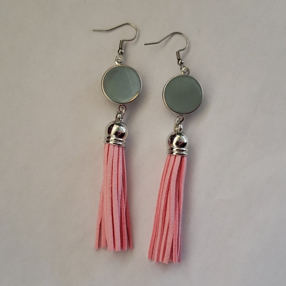 Virgen de Guadalupe Earrings. Tassels. Religious - Picture 2 of 9